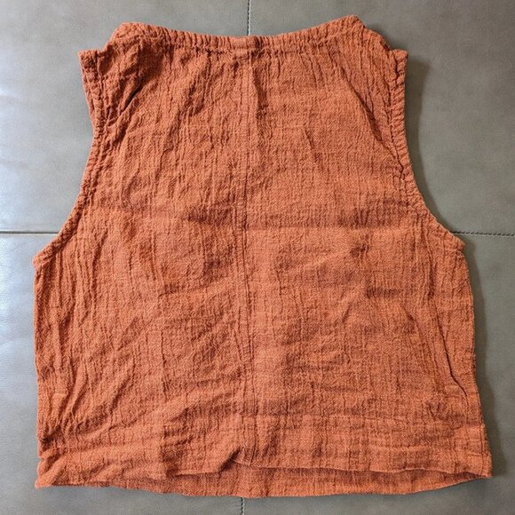 Elizabeth Suzann Petra Crop Terra Linen Gauze - Picture 7 of 10